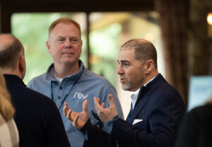Rev's Josh Descant and Citi's Mike Rollins at the USTelecom Leadership Summit