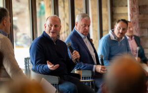 USTelecom Leadership Summit panel with Kinetic's John Harrobin, Brightspeed's Tom Maguire, Ziply Fiber's Harold Zeitz, Calix's John Harrobin, and USTelecom's Jonathan Spalter