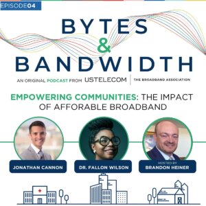 Podcast card for Byts & Bandwidth podcast on empowering communities